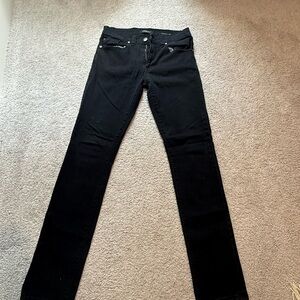 Fidelity Denim Torino Black Slim Jeans Size 32